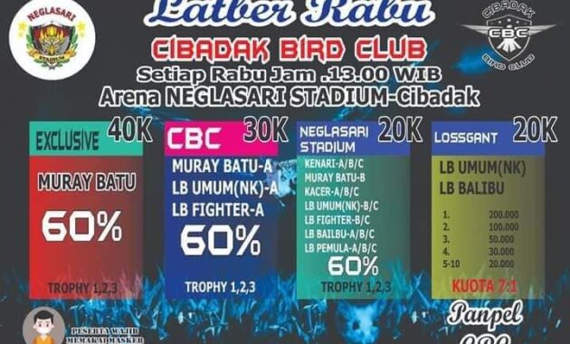 Latber Rabu Cibadak Sukabumi Jam 13.00