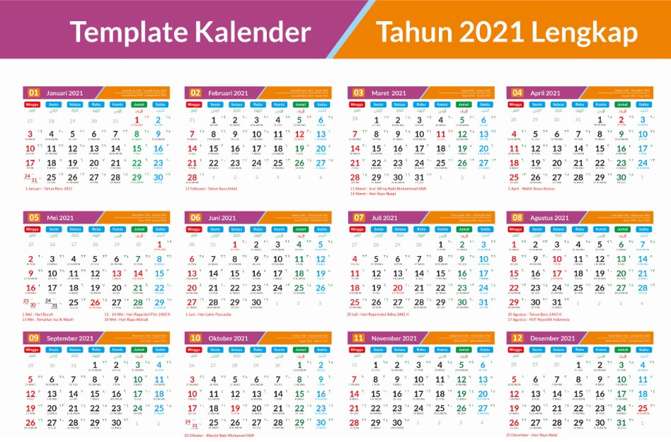 Lengkap kalender mei 2021 Kalender Islam